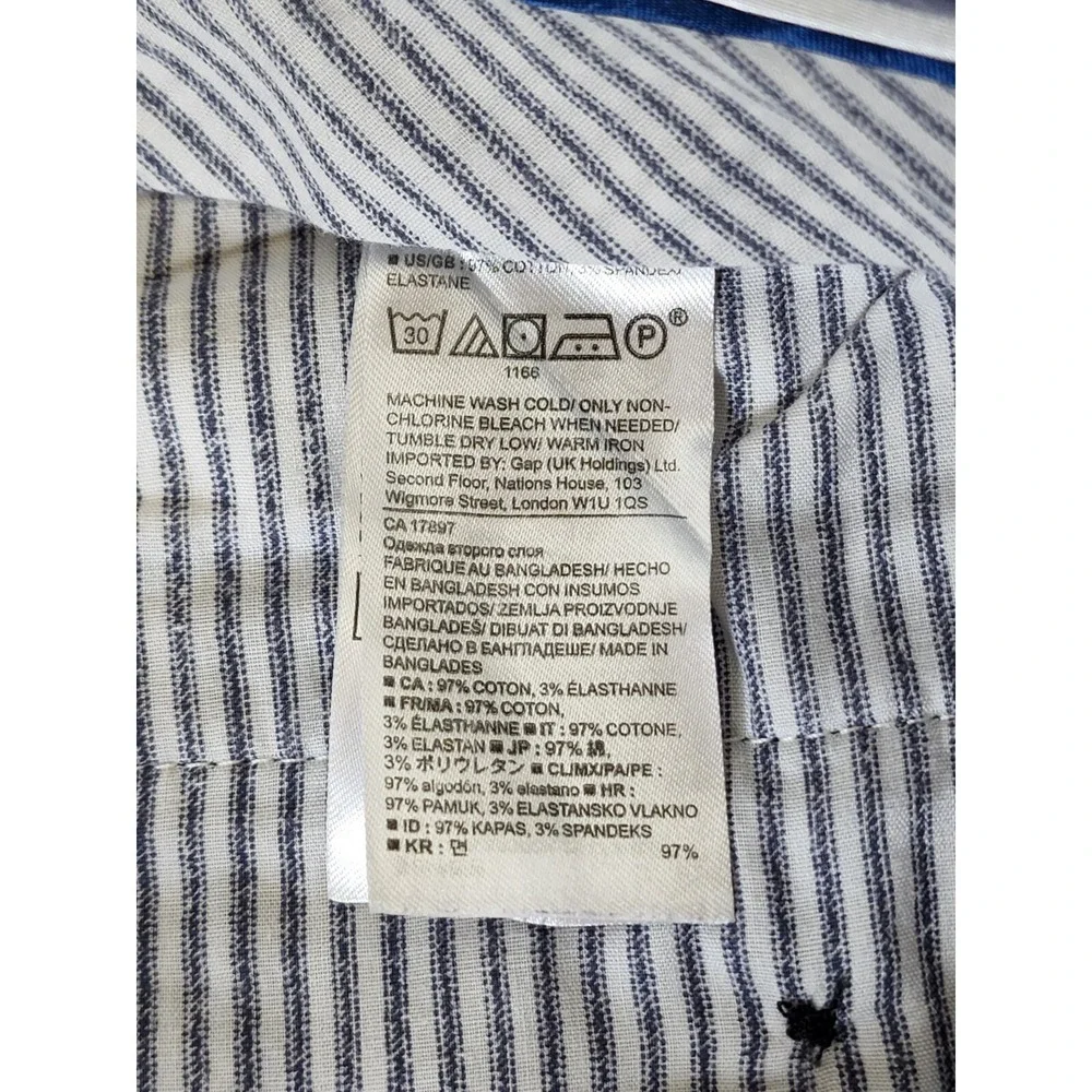 Banana Republic Mans Size 34x33 Fulton Chino Pants‎ Dark Blue Tag 34x34